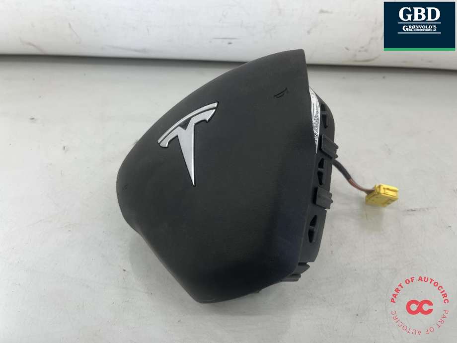 Airbag rattpute til Tesla Model 3, 2018-2023 (Fase 1) (1096835-00-L)