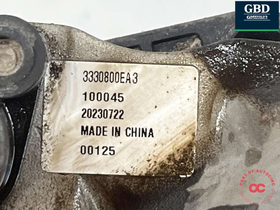 Sensor nivå, høyre bak til XPeng G9 2023-->>  (3330900EA3-00-01|)