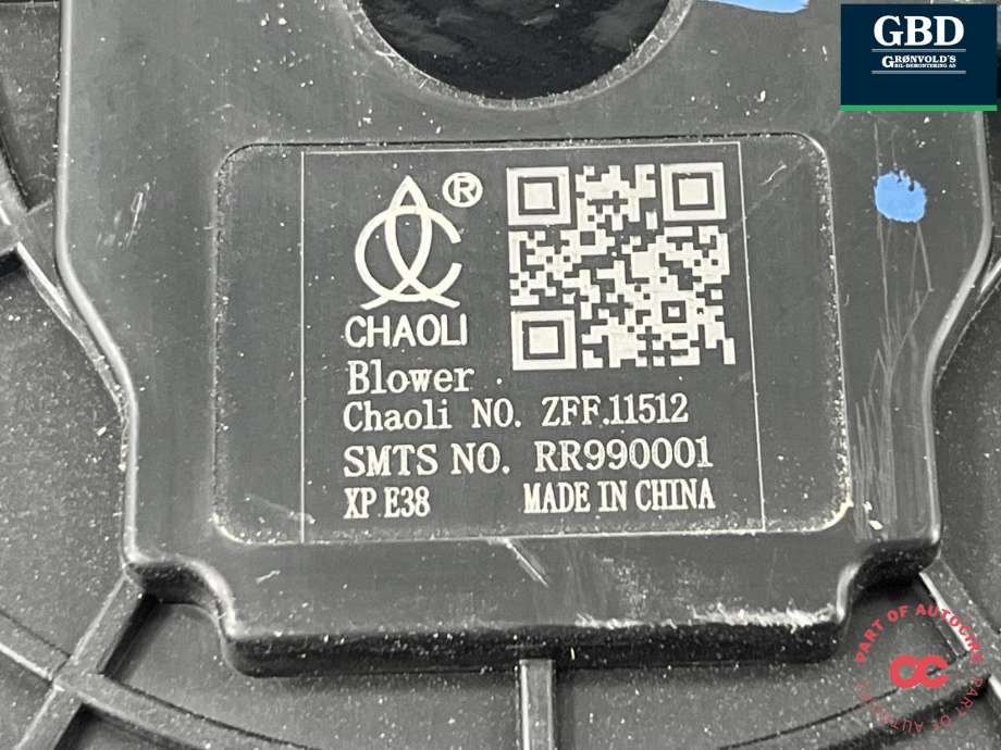 Varmeapparat motor til XPeng G9 2023-->>  (RR990001|)