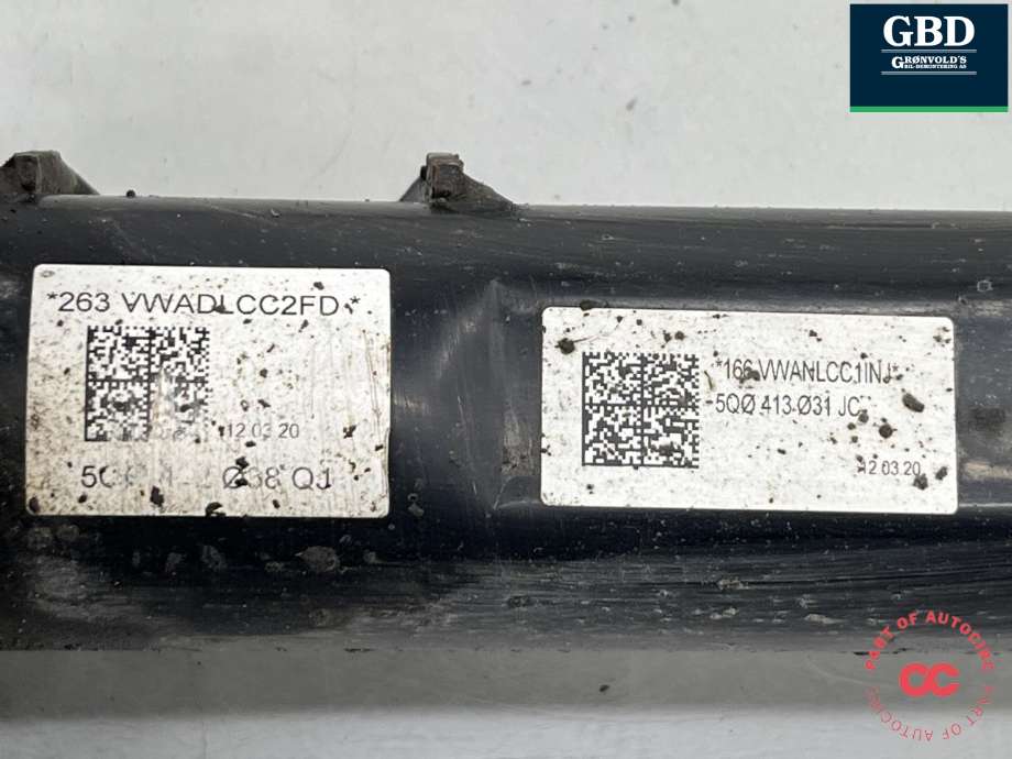 Fjærbein høyre foran til Škoda Octavia 2020-->> (Type IV) (5Q0 413 031 LK|5Q0 413 031 JC|)