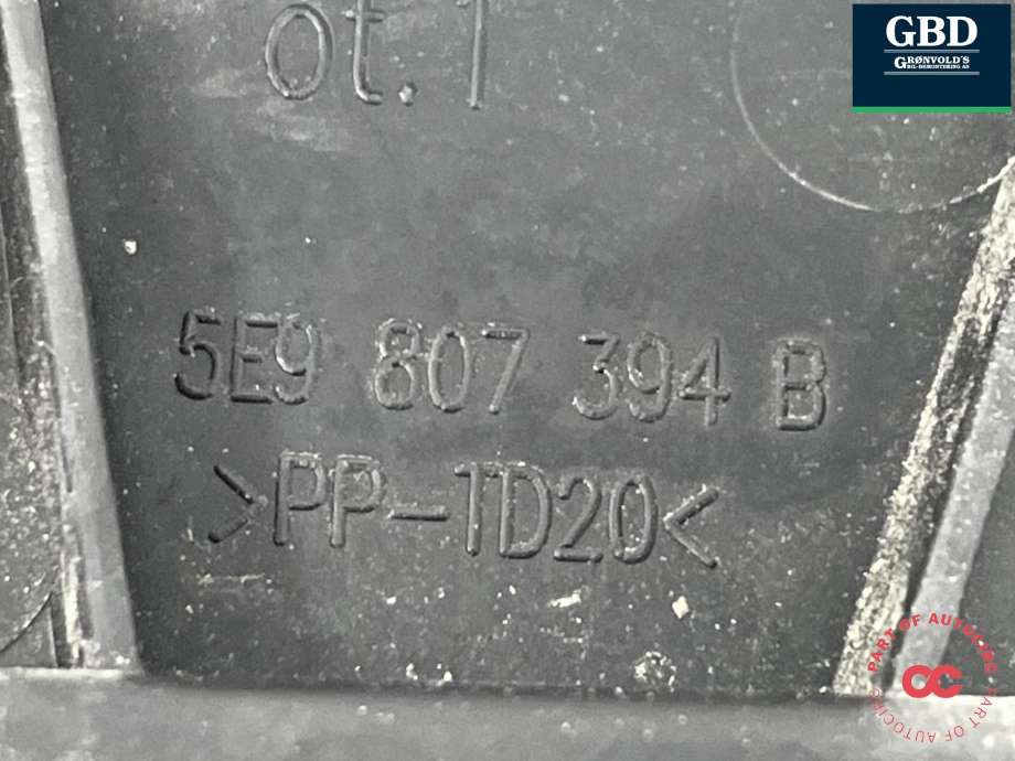 Støtfanger bak feste til Škoda Octavia 2020-->> (Type IV)  (5E9 807 394 B|)