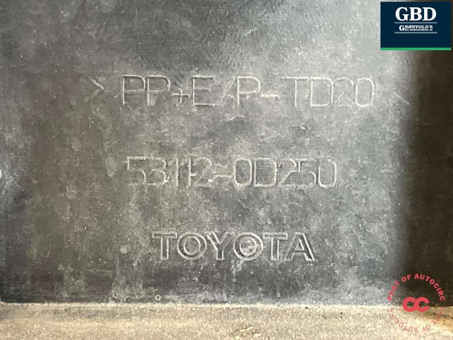 Grill til Toyota Yaris 2014-2020 (Type III, Fase 2) (531110D400|53112 0D250|)