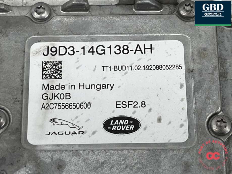 Batterilader (OBC - On Board Charger) til Jaguar I-PACE 2018-->> (T4K20006|J9D310C762AAG|T4K10173| J9D310C762AY | J9D314G138AH)