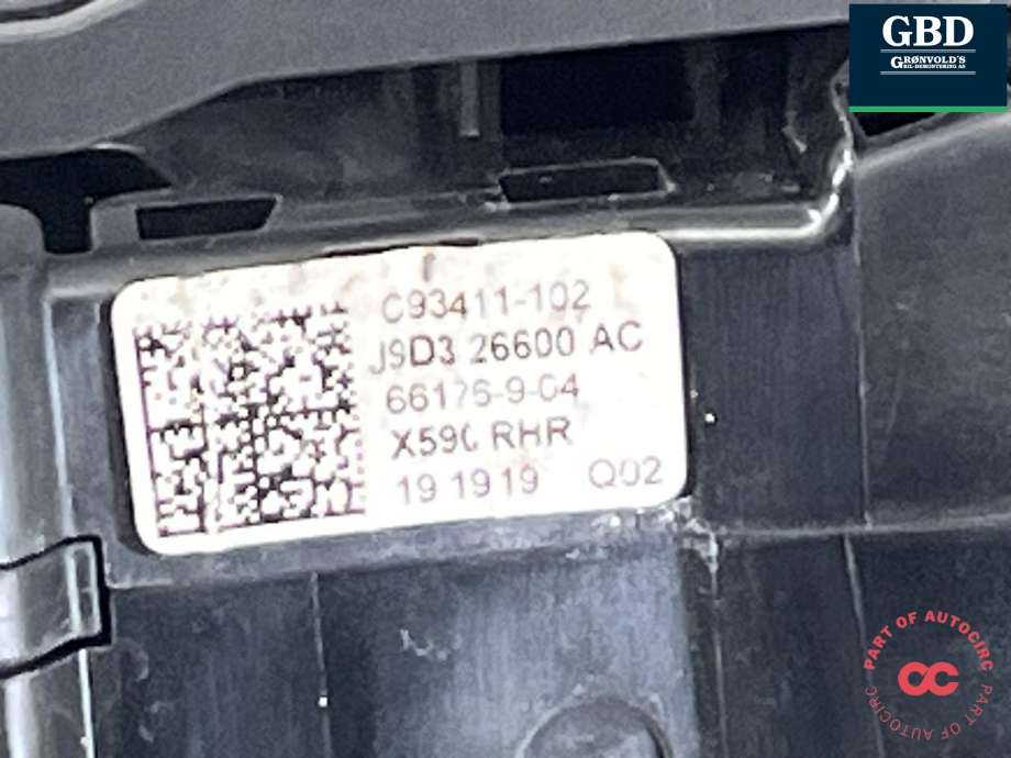 Dørhåndtak utv høyre bak til Jaguar I-PACE 2018-->>  (T4K20061|J9D326600AH|T4K1290| J9D326600AC)