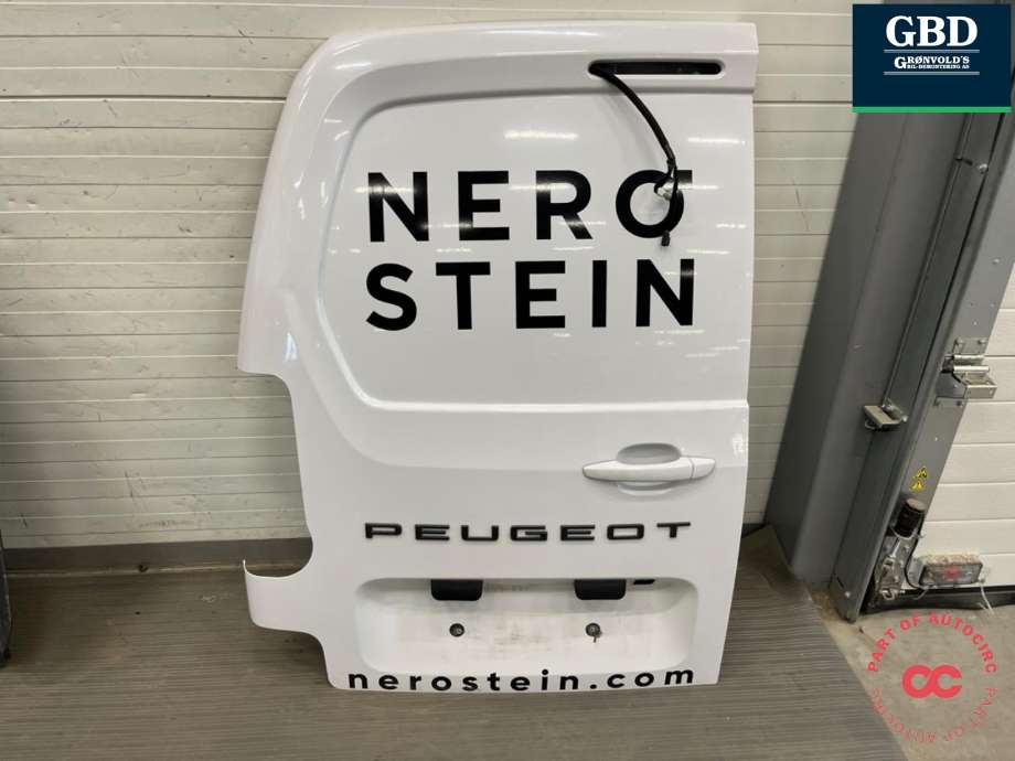 Dør venstre bak varebil til Peugeot Partner, 2019-->> (Type III) (98 204 371 80)