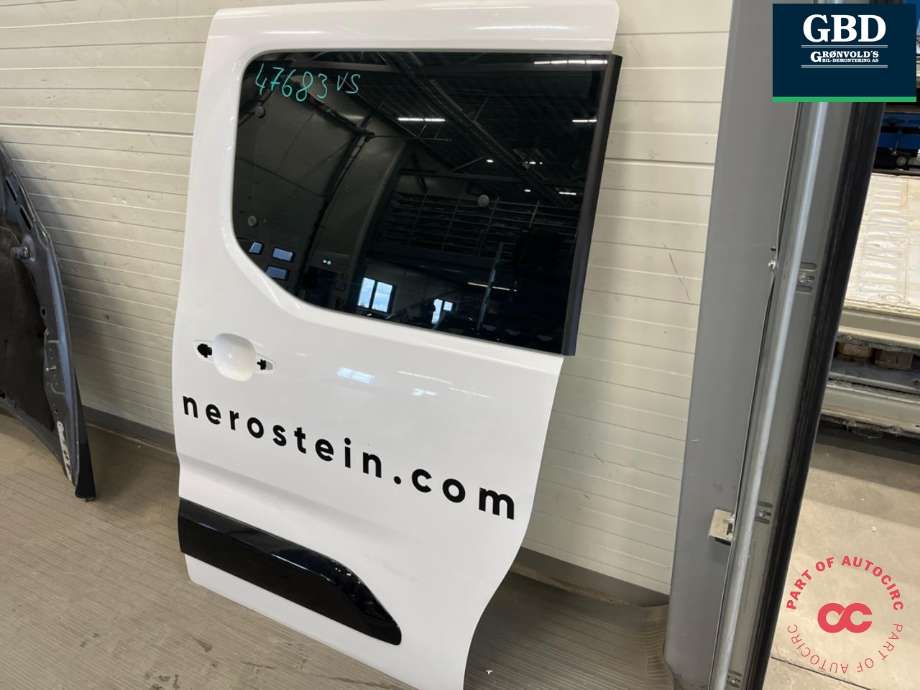 Dør venstre skyvedør til Peugeot Partner 2019-->> (Type III)  (98 204 347 80|)