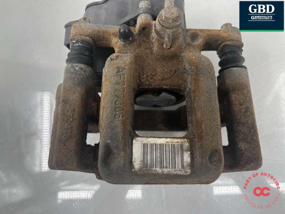 Bremsecaliper venstre bak, elektrisk til Peugeot Partner 2019-->> (Type III)  (16 089 988 80|16 517 581 80|)