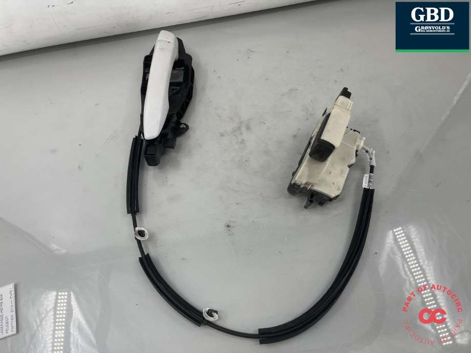 Låsekasse høyre bak til Peugeot Partner 2019-->> (Type III) (98 221 720 80|)