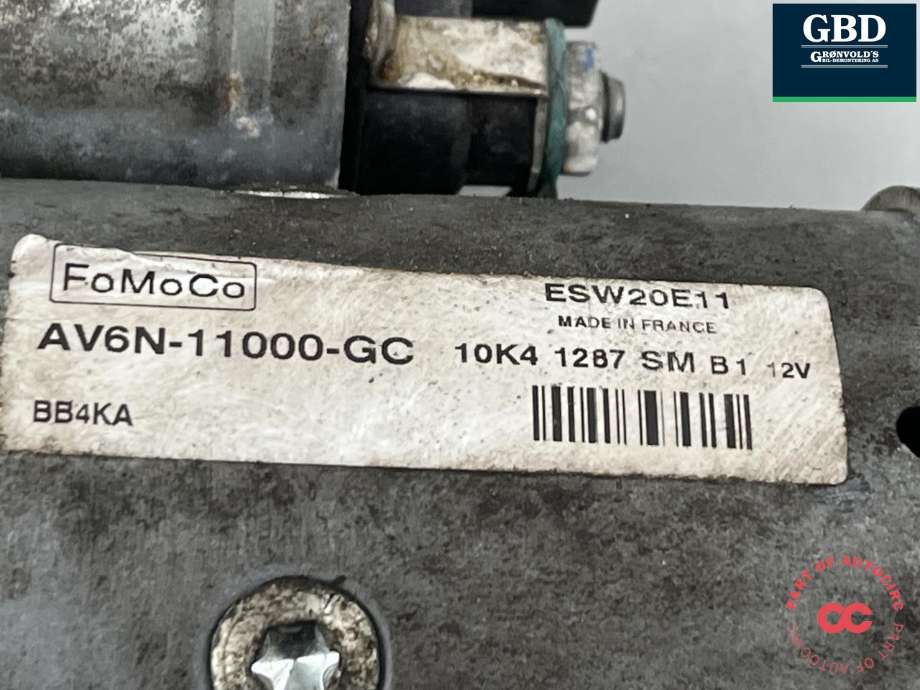 Starter diesel til Ford Focus 2014-2018 (Type III, Fase 2)  (2269109| 2033247|AV6N-11000-GE|)
