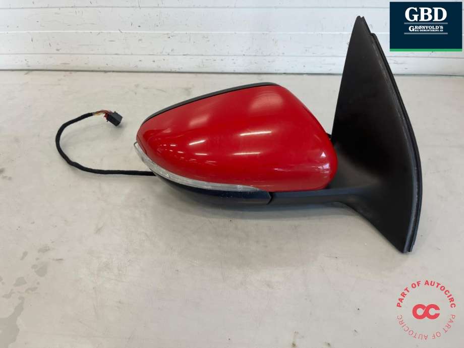 Speil høyre til VW Golf VI 2008-2012  (5K0 857 508 AH 9B9|)