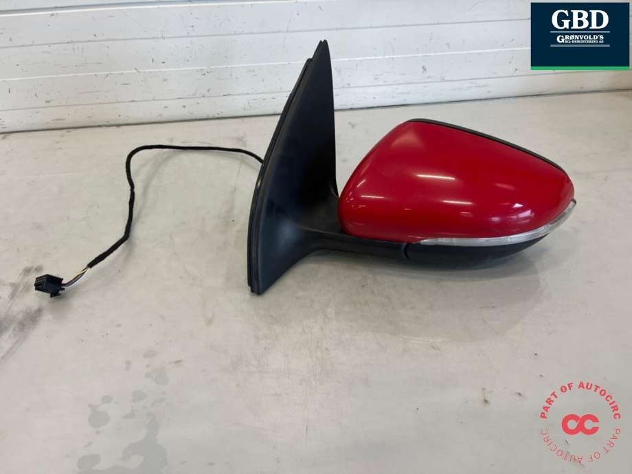 Speil venstre til VW Golf VI 2008-2012 (5K0 857 507 AD 9B9|)