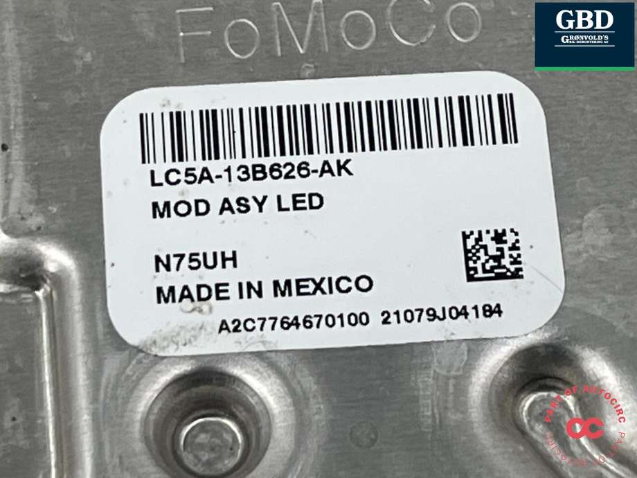 Styreenhet xenon/ballast til Ford Mustang Mach-e 2020-->>  (5737129|LC5A-13B626-AG|)