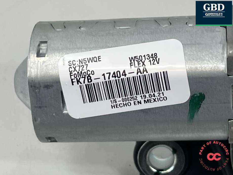 Viskermotor bakrute til Ford Mustang Mach-e 2020-->> (2704471|FK7B-17404-AB|)