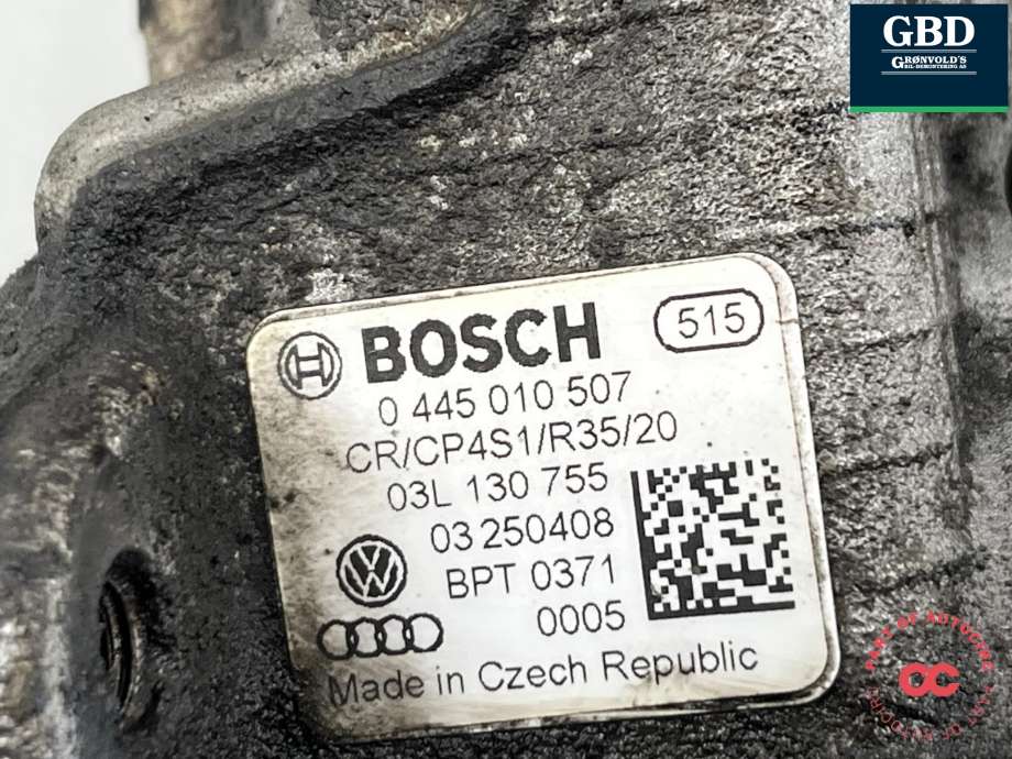 Dieselpumpe til VW Tiguan 2007-2011 (Type I, Fase 1)  (03L 130 755 R|03L 130 755|)