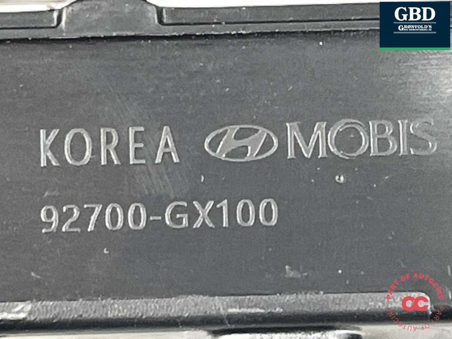 Baklykt bremselys bakrute til Hyundai Inster 2025-->> (92700GX100|)