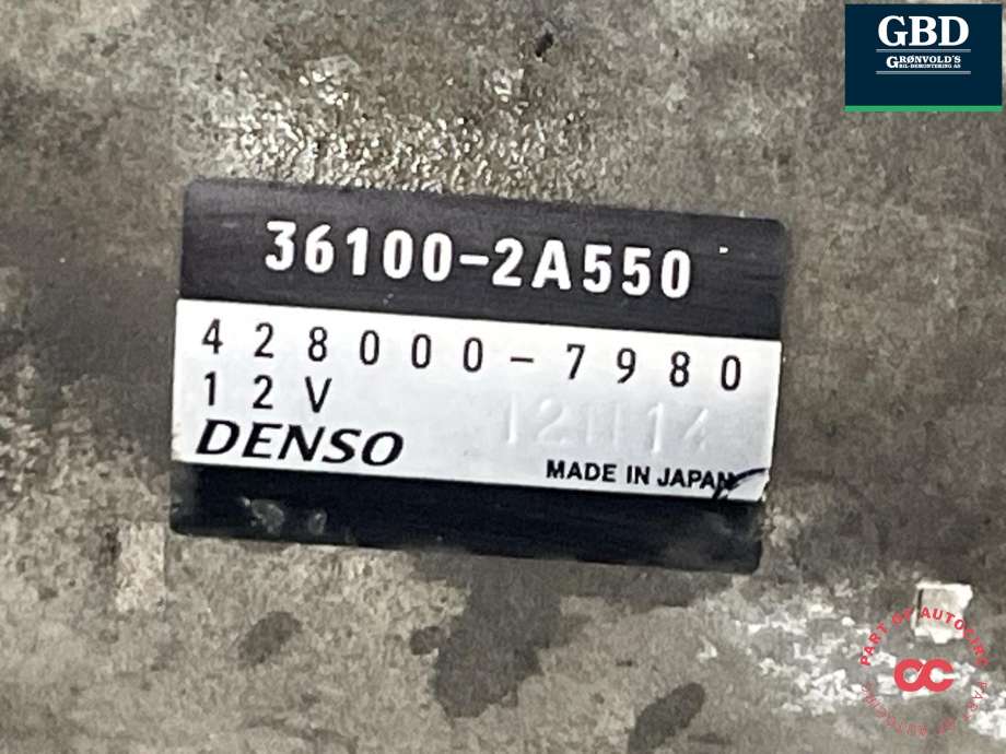 Starter diesel til Kia Sportage 2010-2016 (Type III)  (36100 2A830|36100 2A800|)