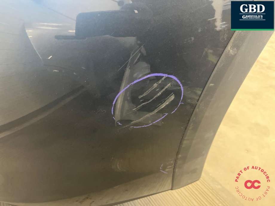 Støtfanger bak til Porsche Taycan 2019-->> (9J0 807 875|)