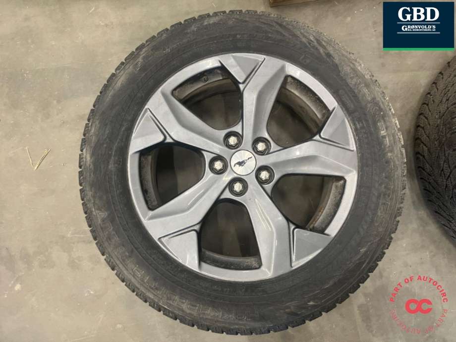 Hjulsett aluminium vinter til Ford Mustang Mach-e 2020-->>  (NOKIAN HAKKAPELIITTA|225-60R18|PROD 3021    6|30MM|18X7|0JN  + 47|5MM)