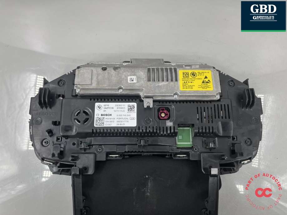 Instrumentpanel til BMW iX3 2021-->>  (62 10 5 B4A 589|0 263 745 249|62105A2FC7001)