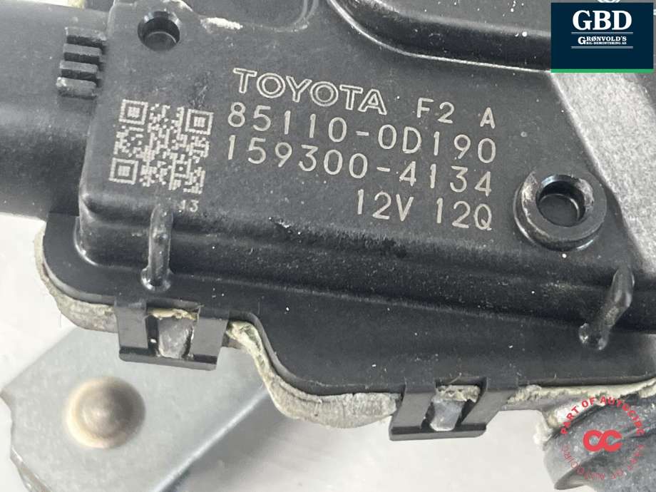 Viskermotor frontrute til Toyota Yaris 2014-2020 (Type III, Fase 2)  