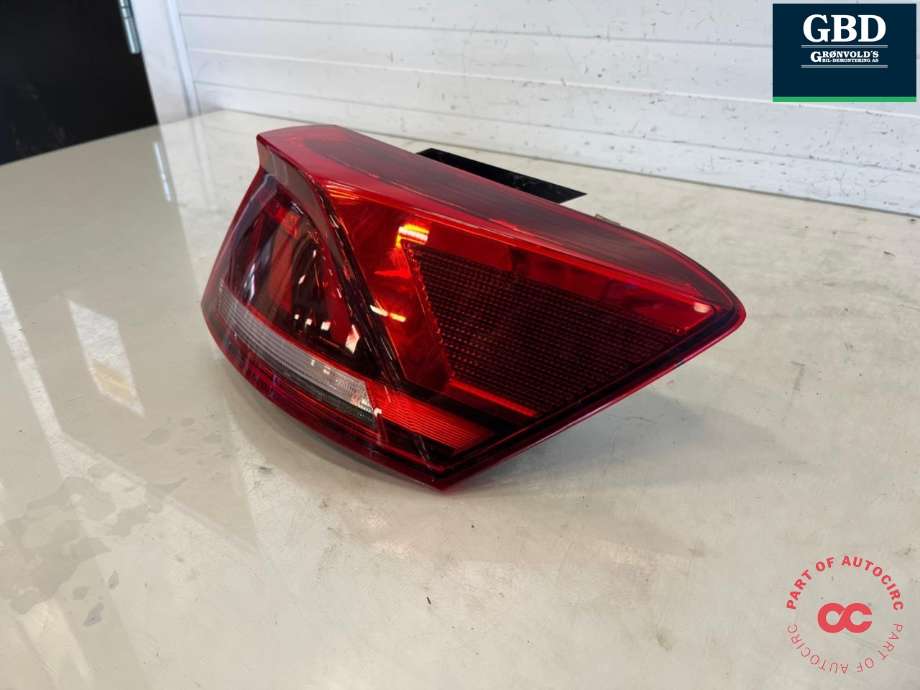 Baklykt høyre ytre til VW T-Roc, 2017-->> (2GA 945 096 D)