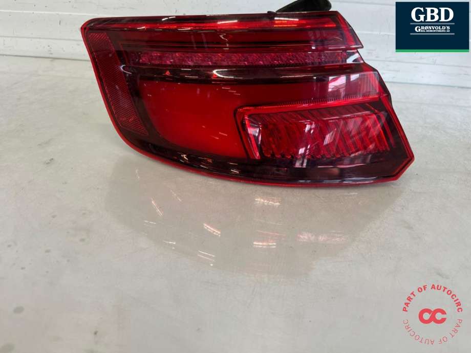 Baklykt venstre ytre til Audi A3, 2016-2020 (Type III, Fase 2)  (8V4 945 091 B)