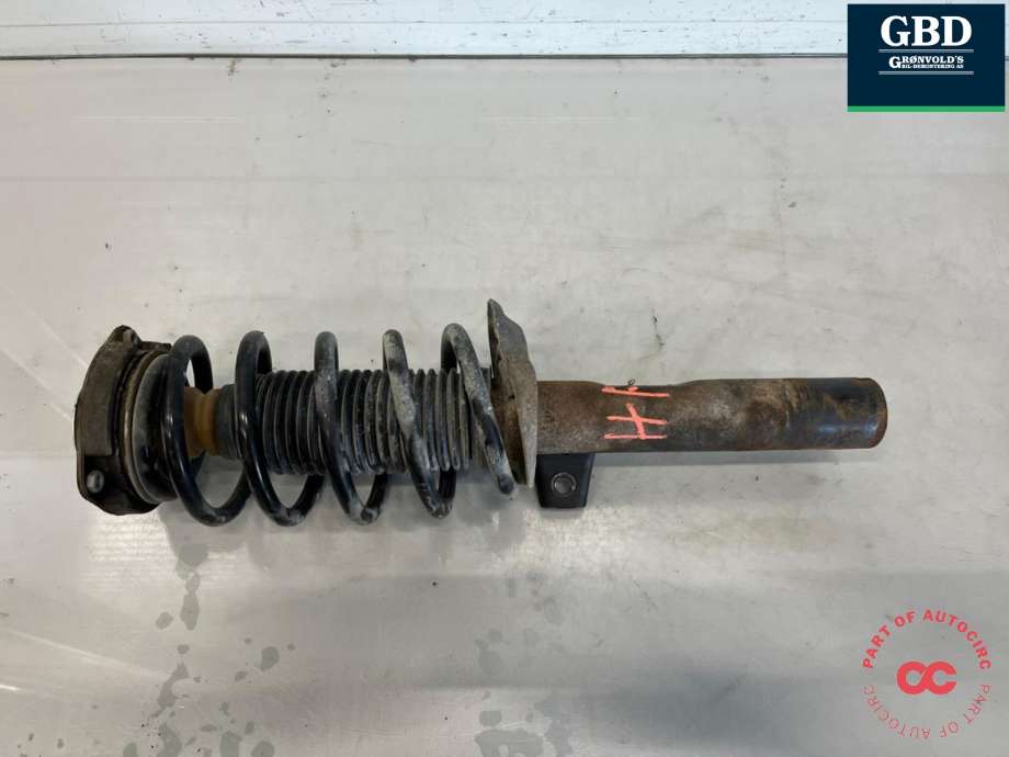 Fjærbein høyre foran til VW Caddy, 2004-2010 (Type III, Fase 1)  (1T0 413 031 KL)