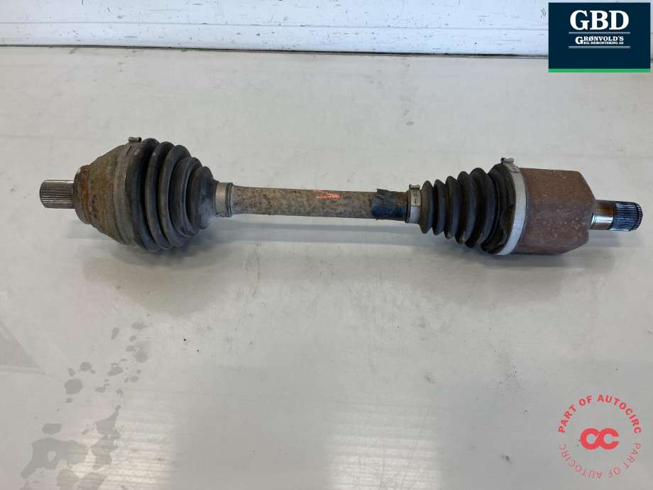 Drivaksel venstre foran, diesel/automat til VW Tiguan 2016-2020 (Type II, Fase 1) (3Q0 407 271 CD|3Q0 407 271 AH|)