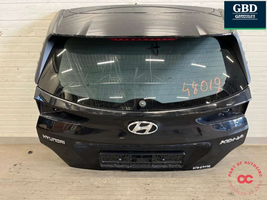 Bakluke til Hyundai Kona, 2017-2021 (Type I, Fase 1)  (72800DD 000)