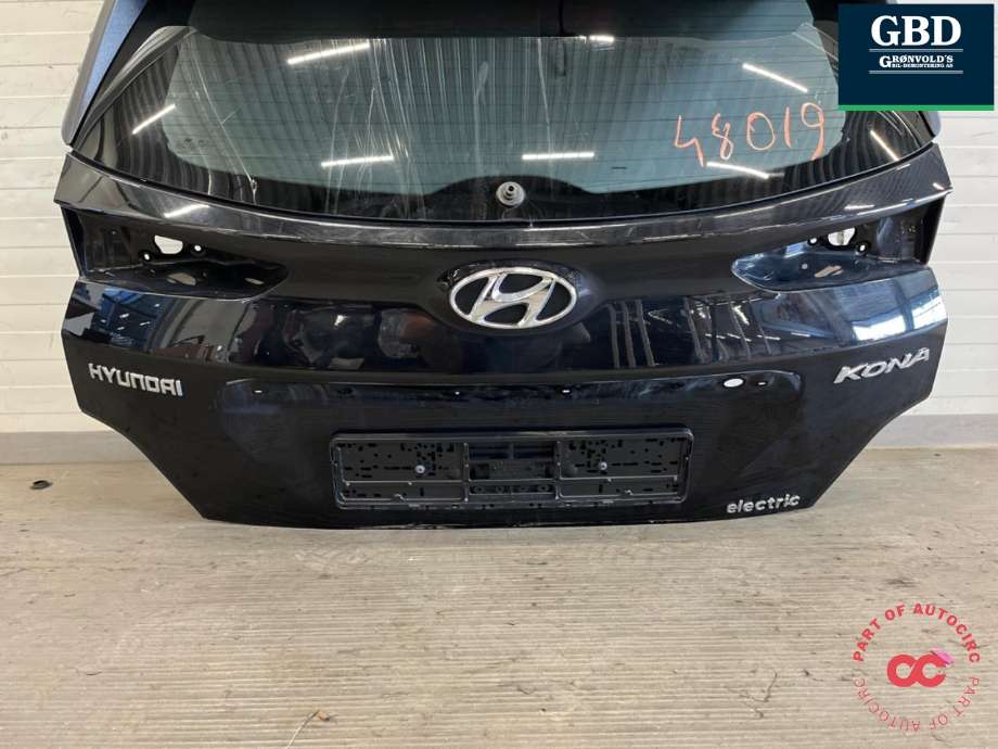 Bakluke til Hyundai Kona 2017-2021 (Type I, Fase 1)  (72800DD 000|)
