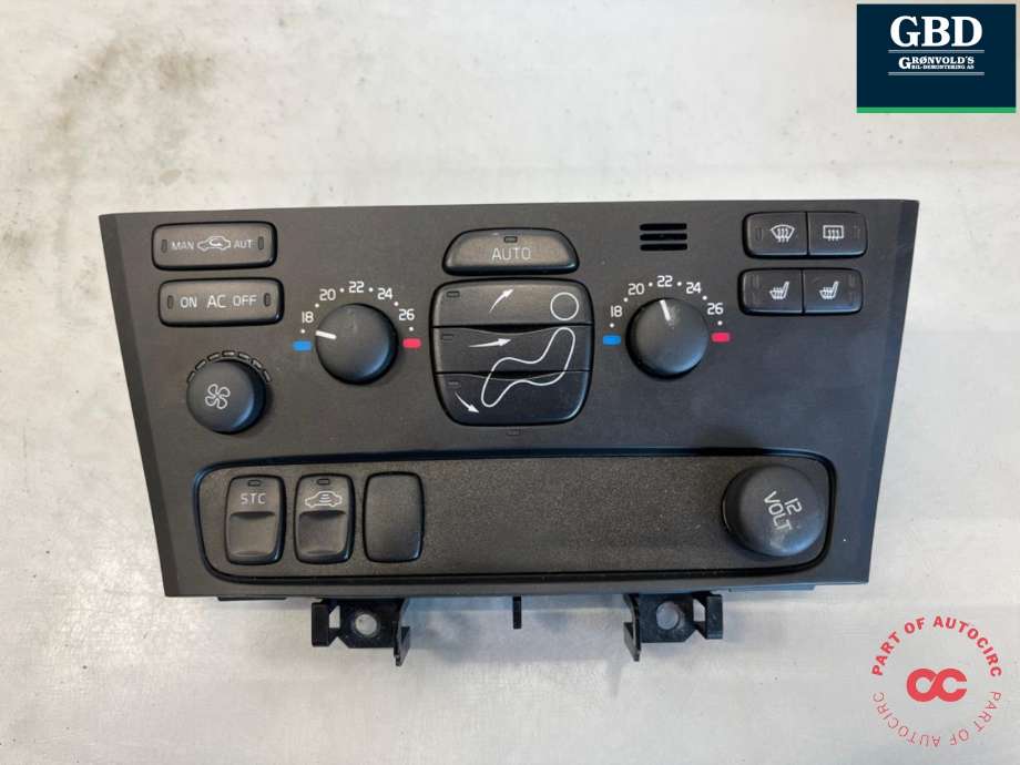 Varmeapparat betjening til Volvo V70, 2000-2004 (Type II, Fase 1)  (8691876)