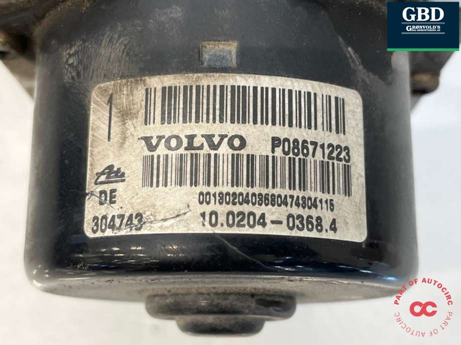ABS sentral til Volvo V70 2000-2004 (Type II, Fase 1)  (8671453|)