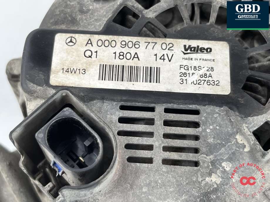 Dynamo diesel til Mercedes E-Klasse 2013-2016 (Fase 2) (W212) (W212) 