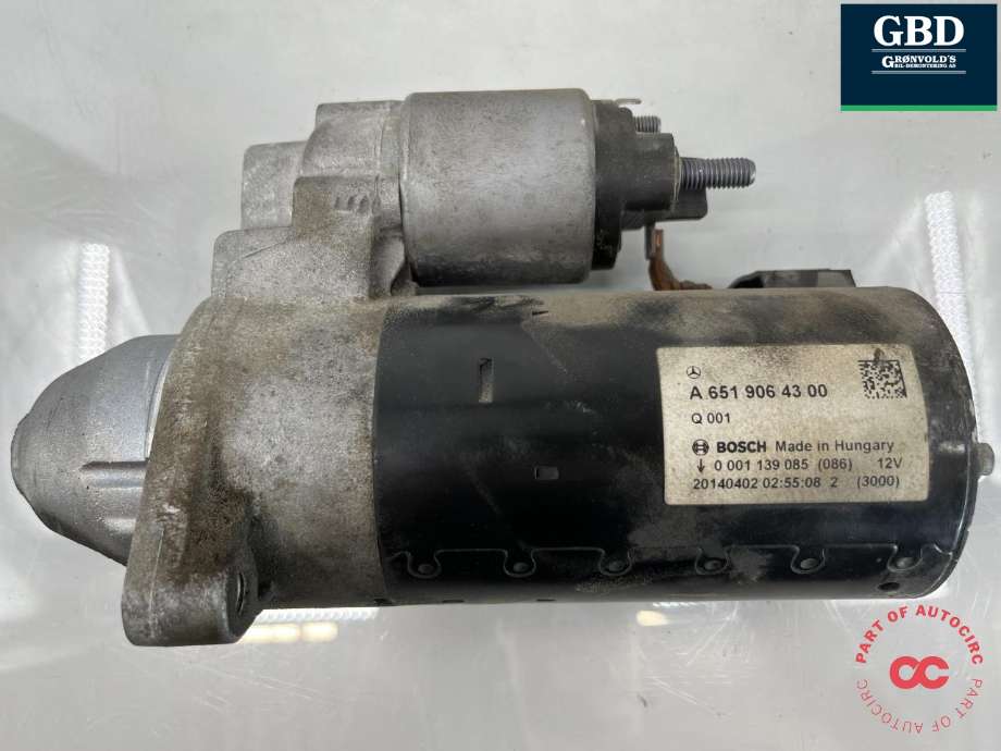 Starter diesel til Mercedes E-Klasse, 2013-2016 (Fase 2) (W212) (W212)