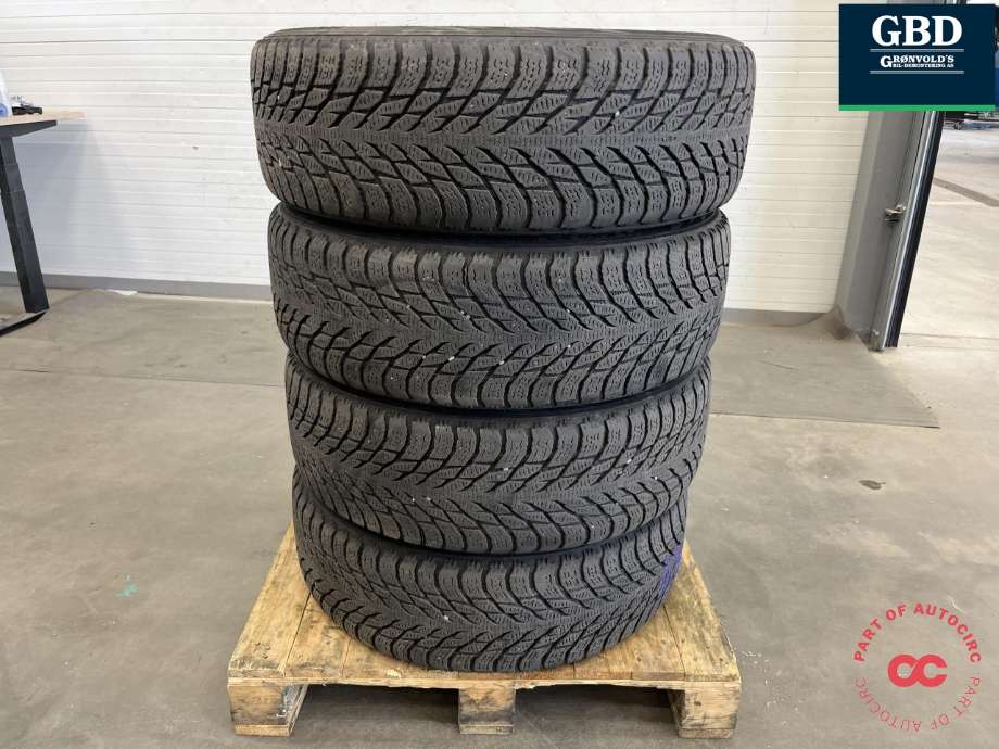 Hjulsett aluminium vinter til Ford Mustang Mach-e 2020-->> (NOKIAN|225-55R19 6MM|LJ8C-1007-B1A ET24|PROD 2921)
