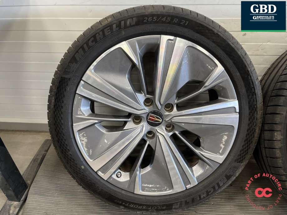 Hjulsett aluminium sommer til Hongqi E-HS9 2022-->> (MICHELIN PILOT SPORT|265-45R21 7MM|3101011-QR01 ET47|3122)