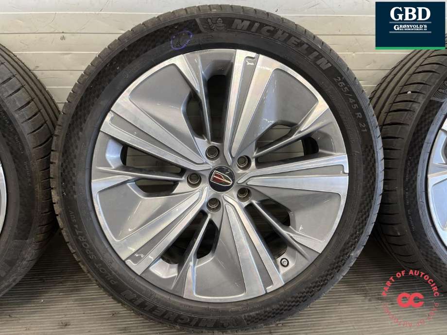 Hjulsett aluminium sommer til Hongqi E-HS9 2022-->> (MICHELIN PILOT SPORT|265-45R21 7MM|3101011-QR01 ET47|3122)