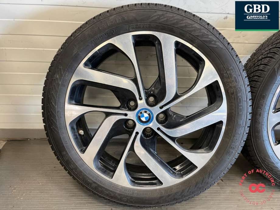Hjulsett aluminium vinter til BMW i3 2013-2022  (NOKIAN TYRES|155-70R19 6MM|5JX19H2 ET43|PROD 0125)