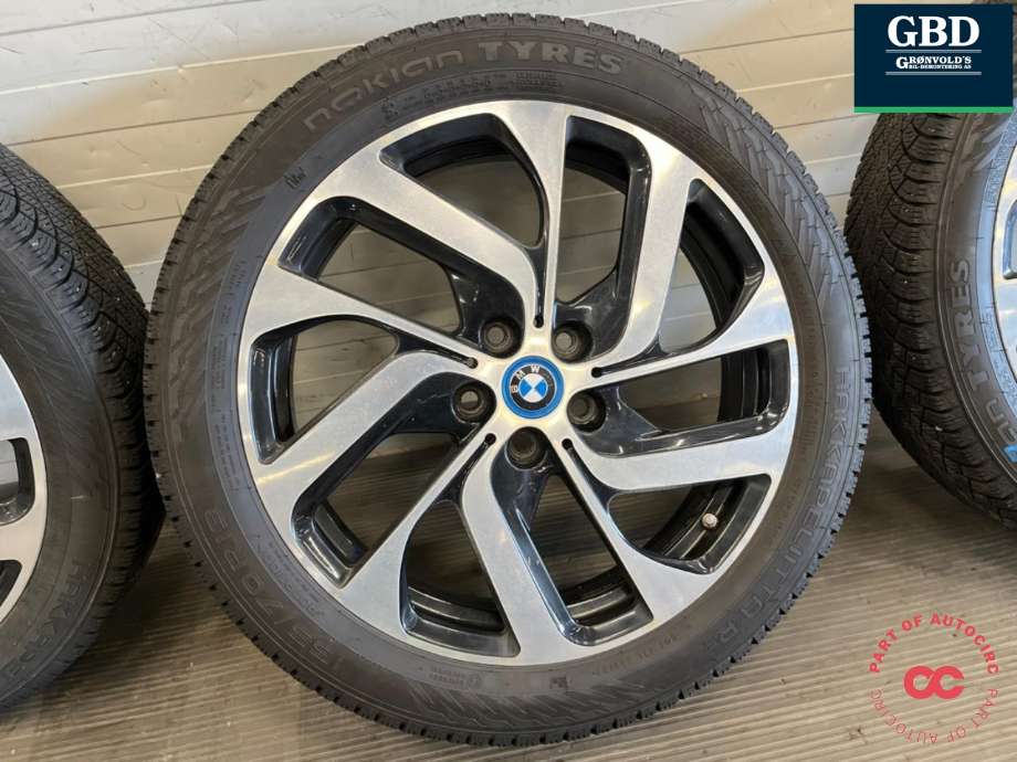 Hjulsett aluminium vinter til BMW i3 2013-2022  (NOKIAN TYRES|155-70R19 6MM|5JX19H2 ET43|PROD 0125)