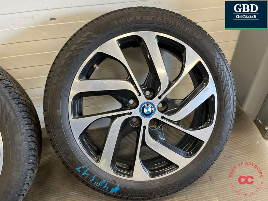 Hjulsett aluminium vinter til BMW i3 2013-2022  (NOKIAN TYRES|155-70R19 6MM|5JX19H2 ET43|PROD 0125)