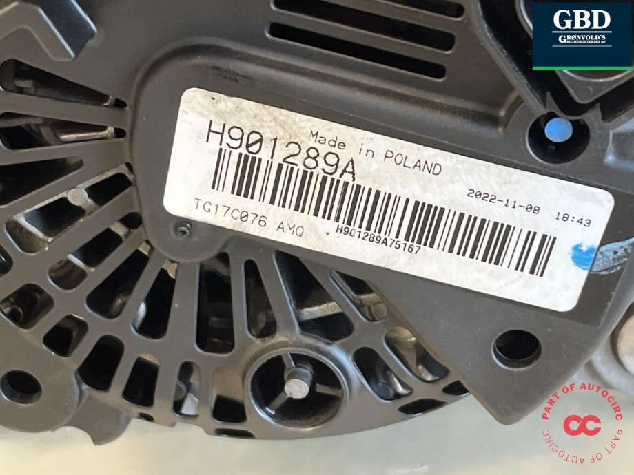 Dynamo diesel til Audi A6 2011-2014 (Type IV, Fase 1) (C7) (C7) (059 903 018 Q|059 903 018 R|059 903 018 QX| 059 903 018 RX)