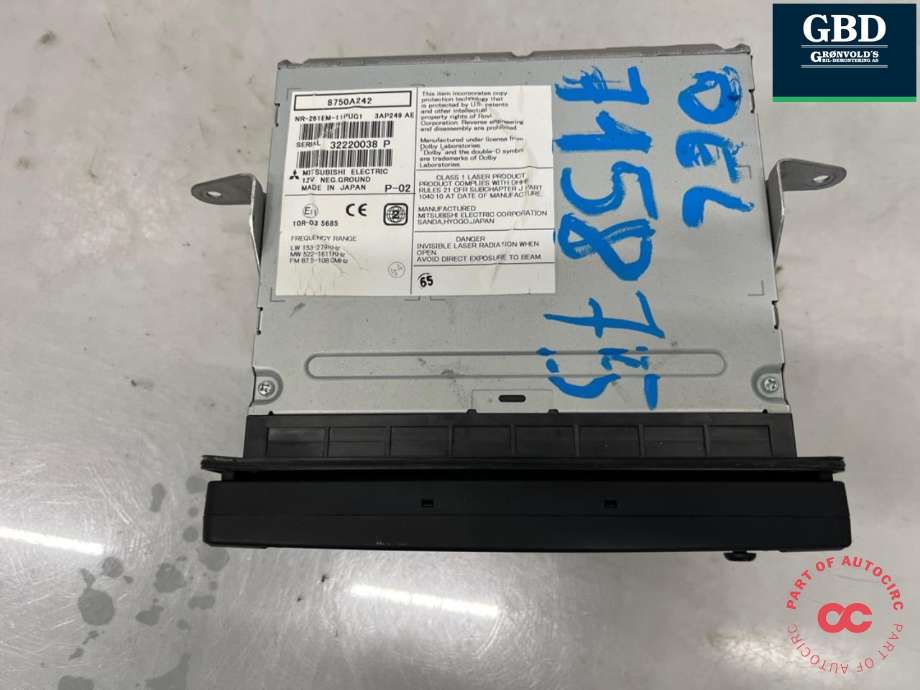 Bilstereo navigasjon spiller til Peugeot 4008 2012-2017  (16 081 243 80|)