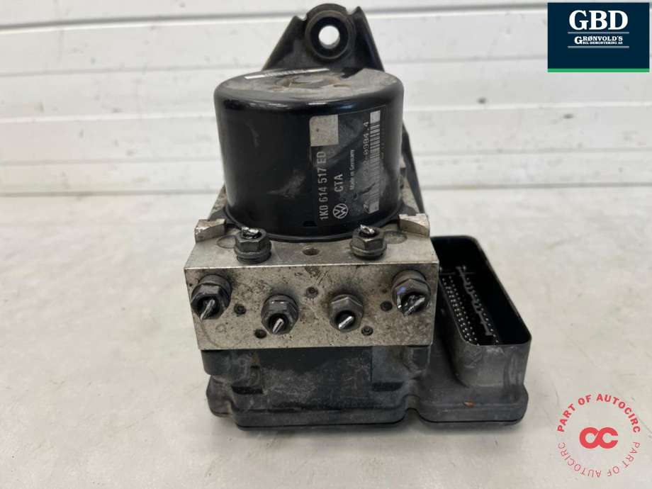 ABS sentral til VW Caddy, 2010-2015 (Type III, Fase 2)  (1K0 614 517 ED BEF)