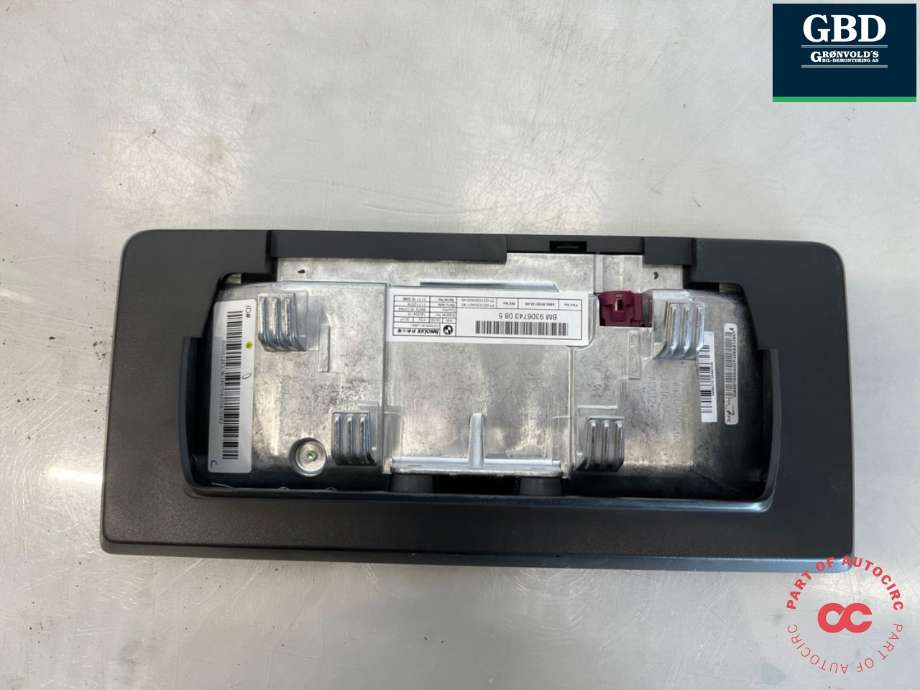 Multimedia display (MCU - Media Controller Unit) til BMW i3 2013-2022  (65 50 9 306 743|)