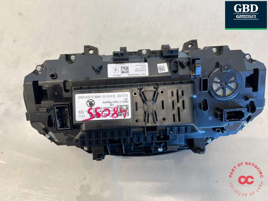Instrumentpanel til Škoda Octavia 2017-2020 (Type III, Fase 2)  (|5E0920790A)