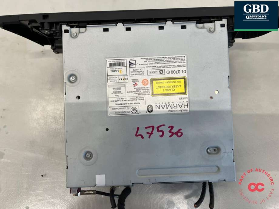 Bilstereo til Audi A7 2010-2014 (Type I, Fase 1)  (MR561ANRT2010|)