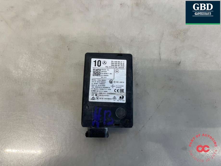 Sensor blindsone til Mercedes EQC, 2019-->>  (A 000 905 41 11)