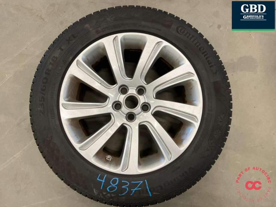 Hjulsett aluminium vinter til Land Rover Discovery Sport, 2015-2019 (Fase 1)  (CONTINENTAL|235-65R18)