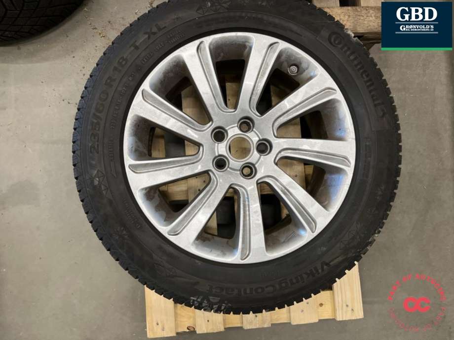 Hjulsett aluminium vinter til Land Rover Discovery Sport 2015-2019 (Fase 1) (CONTINENTAL|235-65R18|PROD 3922 6|34MM|8JX18CH45)