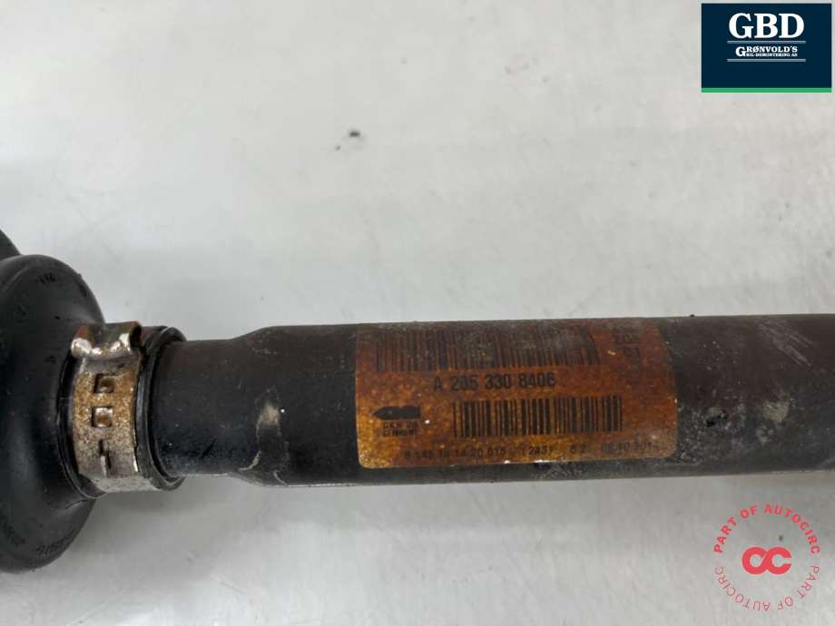 Drivaksel høyre foran, diesel/automat til Mercedes C-Klasse 2014-2018 (Fase 1) (W205) (W205) (A 205 330 38 06|)